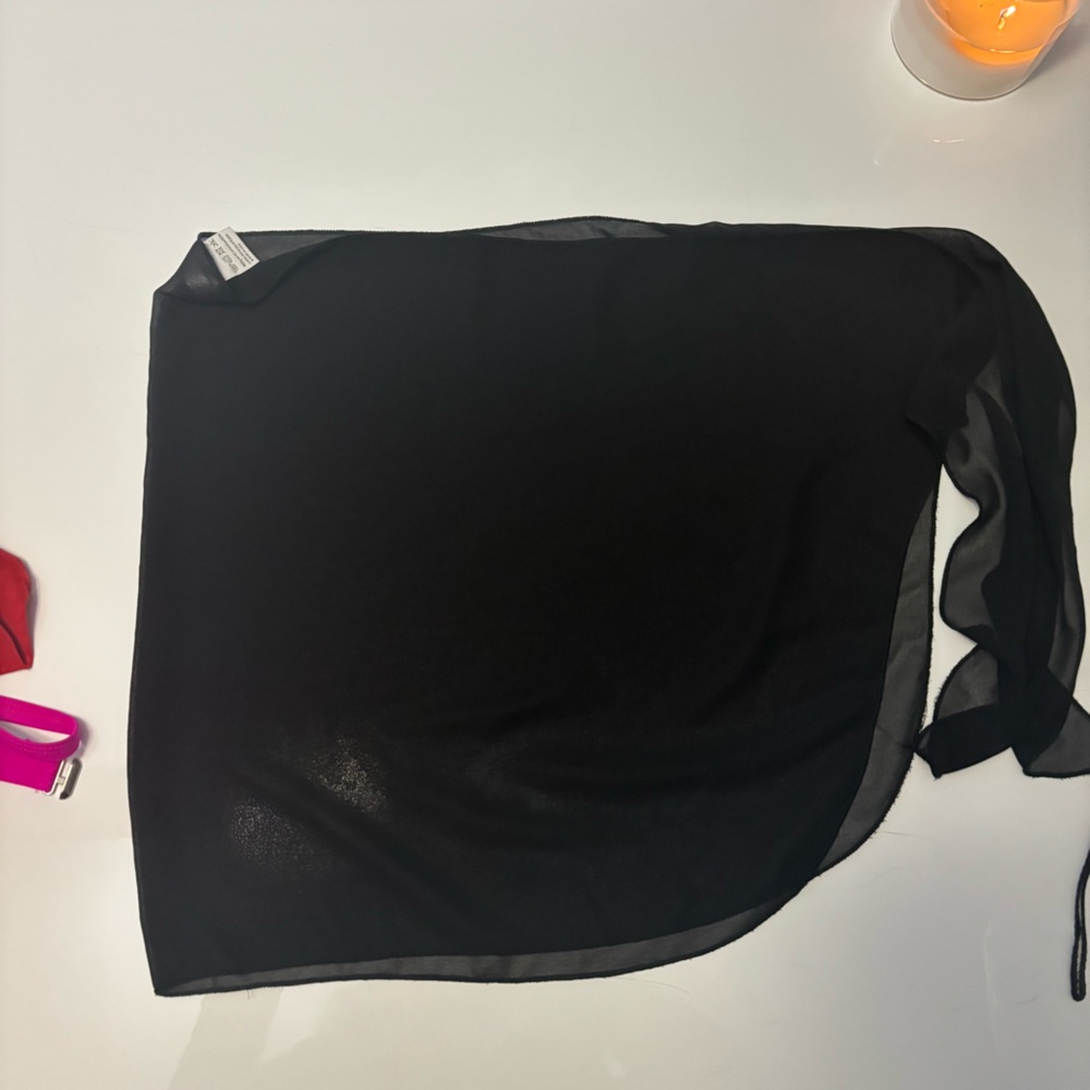 Elegant Black Swim Coverup
